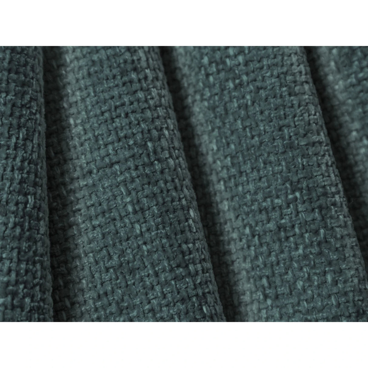Lupine Pouf aus Chenille in Hellgrau (Eden 18 Grey), 92x95 cm von Micadoni – Bild 5