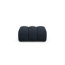 Lupine Pouf aus Chenille in Marineblau (Eden 16 Deep Blue), 92x95 cm von Micadoni – Bild 1