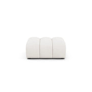 Lupine Pouf aus Samt, Boucle oder Chenille, 92x95 cm von Micadoni – Bild 1
