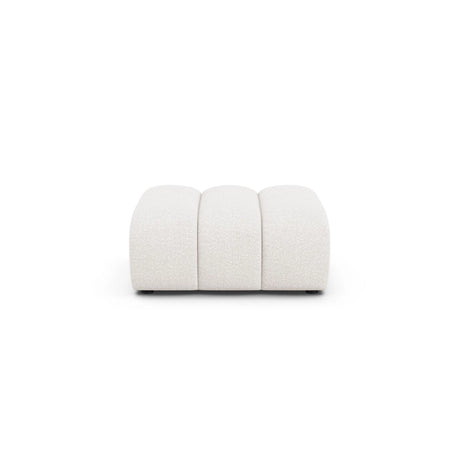 Lupine Pouf aus Samt, Boucle oder Chenille, 92x95 cm von Micadoni – Bild 1