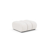 Lupine Pouf aus Samt, Boucle oder Chenille, 92x95 cm von Micadoni – Bild 3