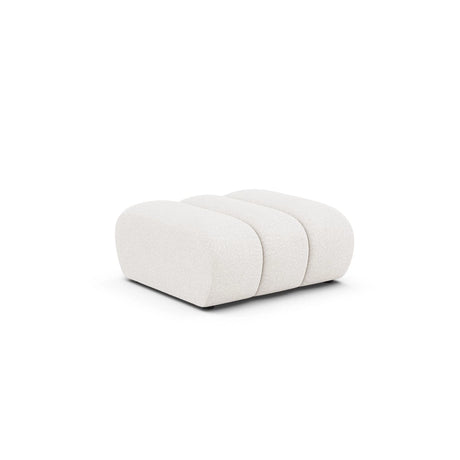Lupine Pouf aus Samt, Boucle oder Chenille, 92x95 cm von Micadoni – Bild 3