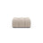 Lupine Pouf aus Samt in Beige (Salvador 1), 92x95 cm von Micadoni – Bild 1