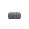 Lupine Pouf aus Samt in Grau (Salvador 17), 92x95 cm von Micadoni – Bild 1