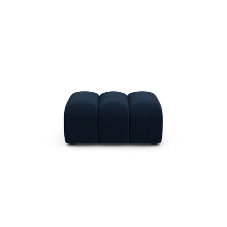 Lupine Pouf aus Samt in Königsblau (Salvador 5), 92x95 cm von Micadoni – Bild 1