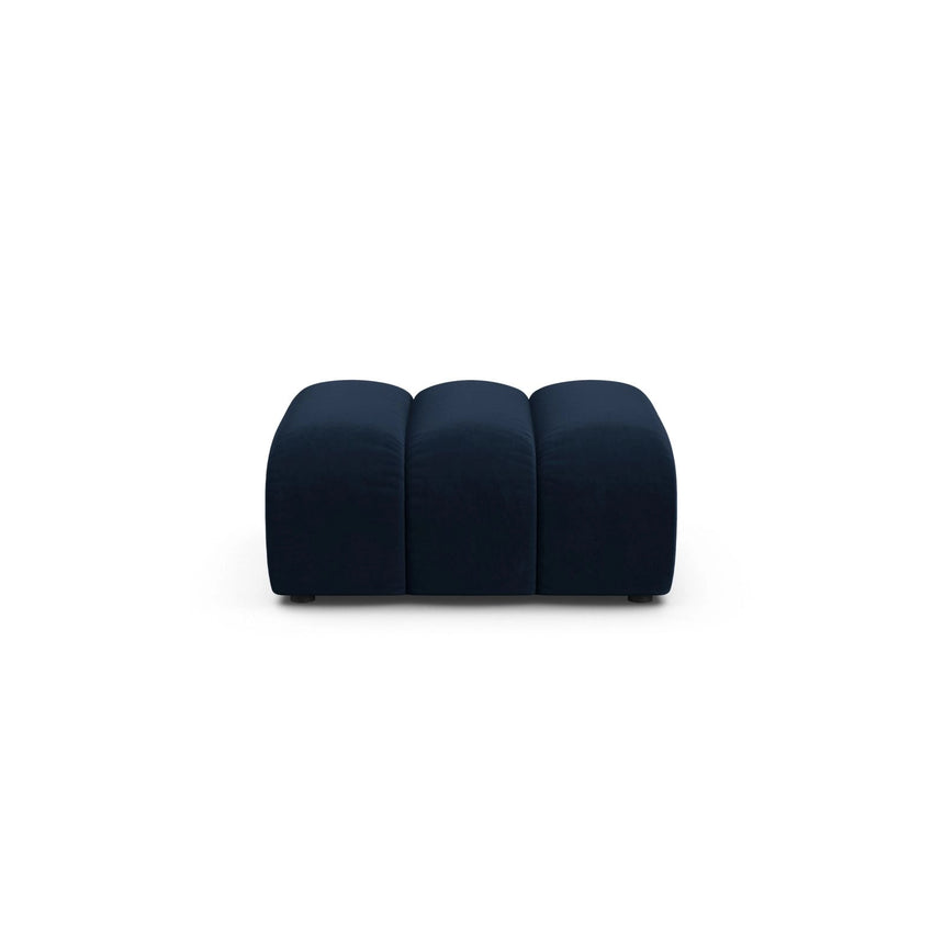 Lupine Pouf aus Samt in Königsblau (Salvador 5), 92x95 cm von Micadoni – Bild 1