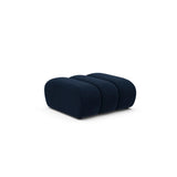 Lupine Pouf aus Samt in Königsblau (Salvador 5), 92x95 cm von Micadoni – Bild 3