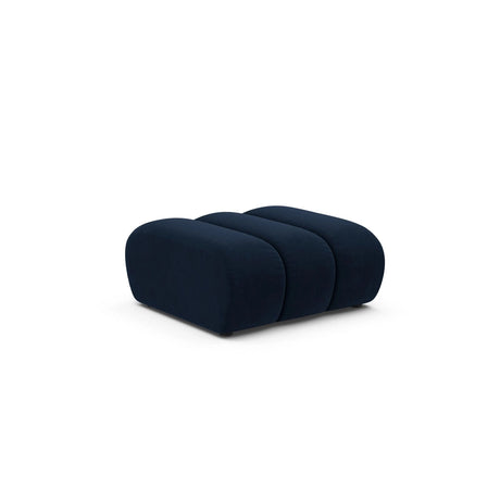 Lupine Pouf aus Samt in Königsblau (Salvador 5), 92x95 cm von Micadoni – Bild 3