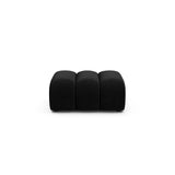 Lupine Pouf aus Samt in Schwarz (Salvador 19), 92x95 cm von Micadoni – Bild 1