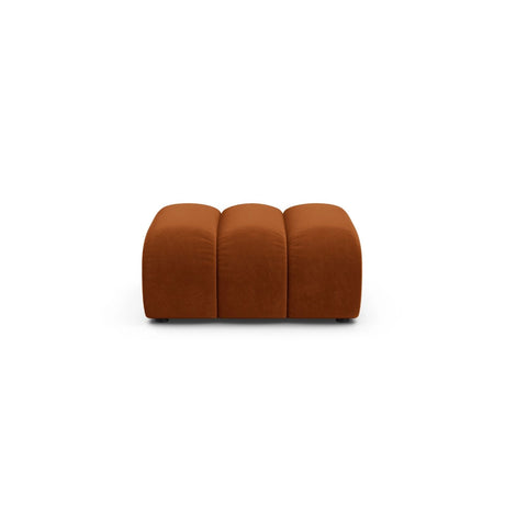 Lupine Pouf aus Samt in Terrakotta (Salvador 14), 92x95 cm von Micadoni – Bild 1