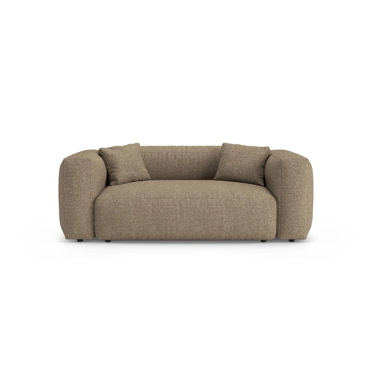 Martina 2-Sitzer Sofa aus Boucle in Cappuccino (Monet Cappucino), 200x106 cm von Micadoni – Bild 1