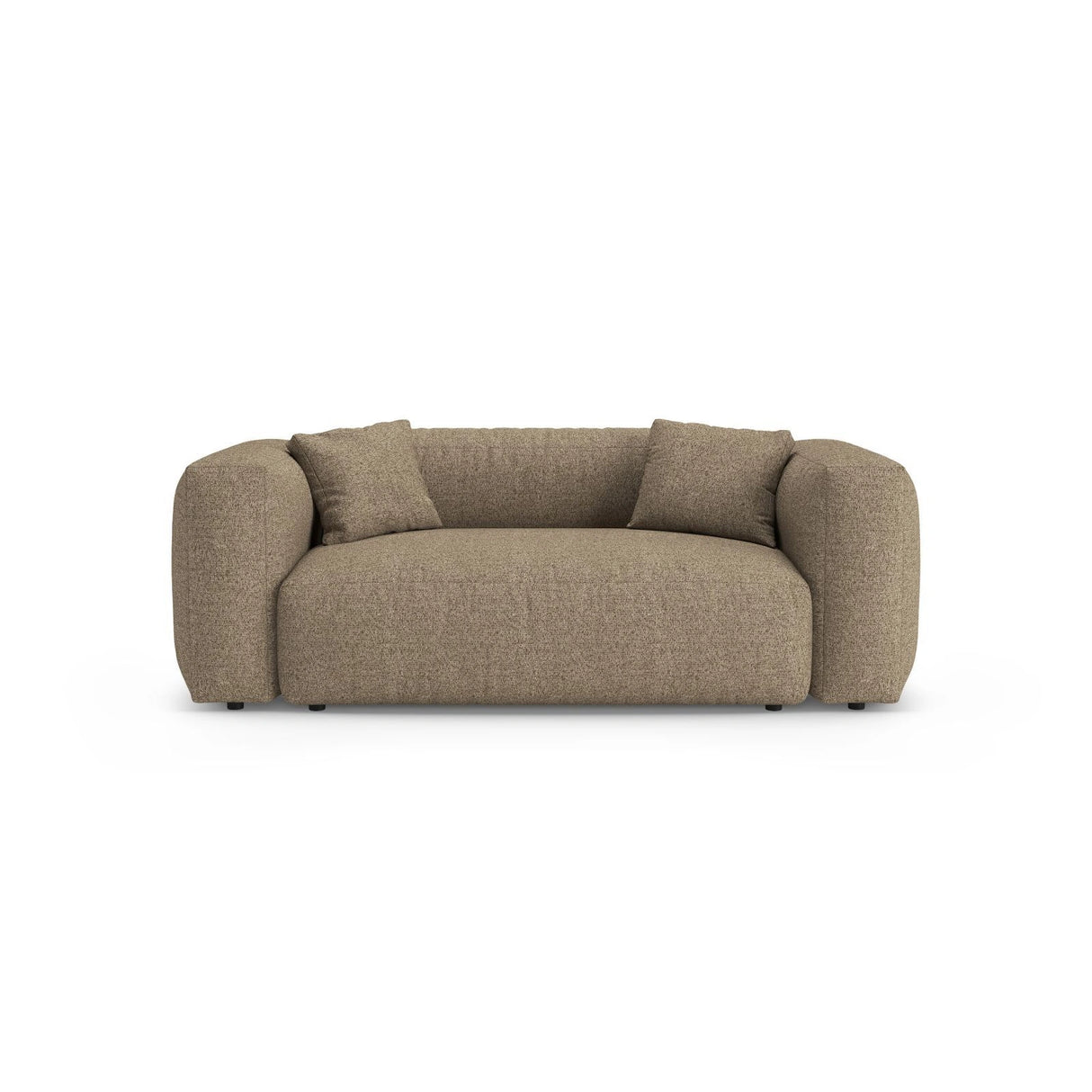 Martina 2-Sitzer Sofa aus Boucle in Cappuccino (Monet Cappucino), 200x106 cm von Micadoni – Bild 1