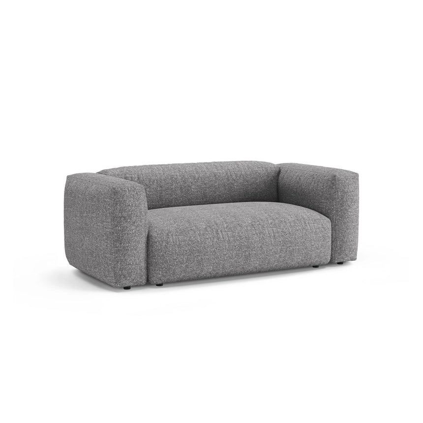 Martina 2-Sitzer Sofa aus Boucle in Graphit (Monet Graphite), 200x106 cm von Micadoni – Bild 4