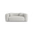 Martina 2-Sitzer Sofa aus Boucle in Grey Beige Melange (Monet Pearl), 200x106 cm von Micadoni – Bild 1