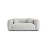 Martina 2-Sitzer Sofa aus Boucle in Grey Beige Melange (Monet Pearl), 200x106 cm von Micadoni – Bild 1