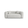 Martina 2-Sitzer Sofa aus Boucle in Grey Beige Melange (Monet Pearl), 200x106 cm von Micadoni – Bild 1