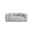 Martina 2-Sitzer Sofa aus Boucle in Silber (Monet Silver), 200x106 cm von Micadoni – Bild 1