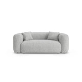 Martina 2-Sitzer Sofa aus Boucle in Silber (Monet Silver), 200x106 cm von Micadoni – Bild 1