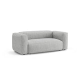 Martina 2-Sitzer Sofa aus Boucle in Silber (Monet Silver), 200x106 cm von Micadoni – Bild 4