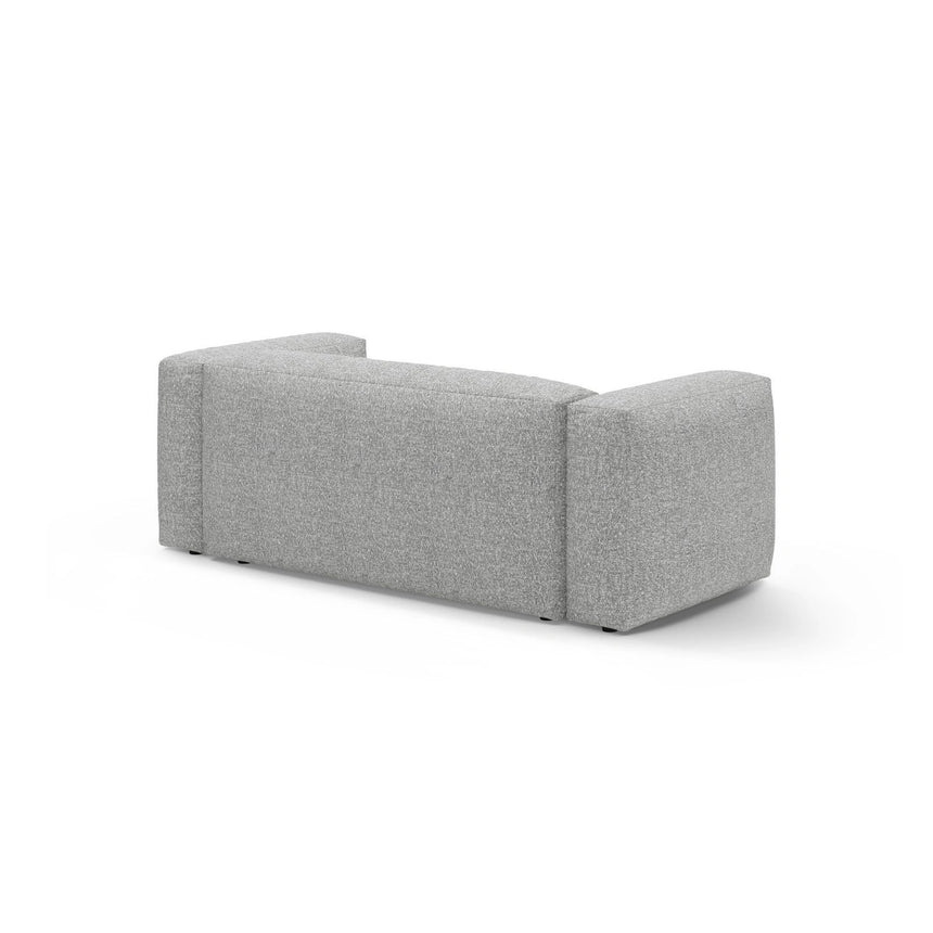 Martina 2-Sitzer Sofa aus Boucle in Silber (Monet Silver), 200x106 cm von Micadoni – Bild 5