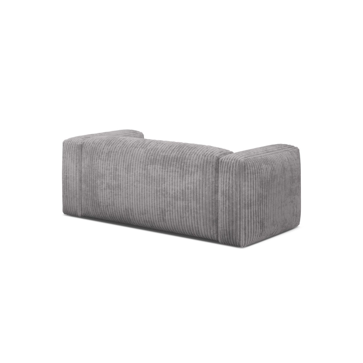 Martina 2-Sitzer Sofa aus Cord in Hellgrau (Tilia 86), 200x106 cm von Micadoni – Bild 5