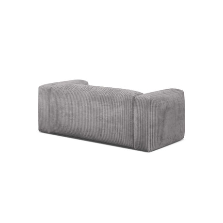 Martina 2-Sitzer Sofa aus Cord in Hellgrau (Tilia 86), 200x106 cm von Micadoni – Bild 5