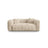 Martina 2-Sitzer Sofa aus Cord in Leichtes Beige (Tilia 03), 200x106 cm von Micadoni – Bild 1