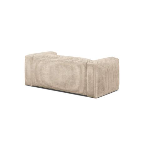 Martina 2-Sitzer Sofa aus Cord in Leichtes Beige (Tilia 03), 200x106 cm von Micadoni – Bild 5