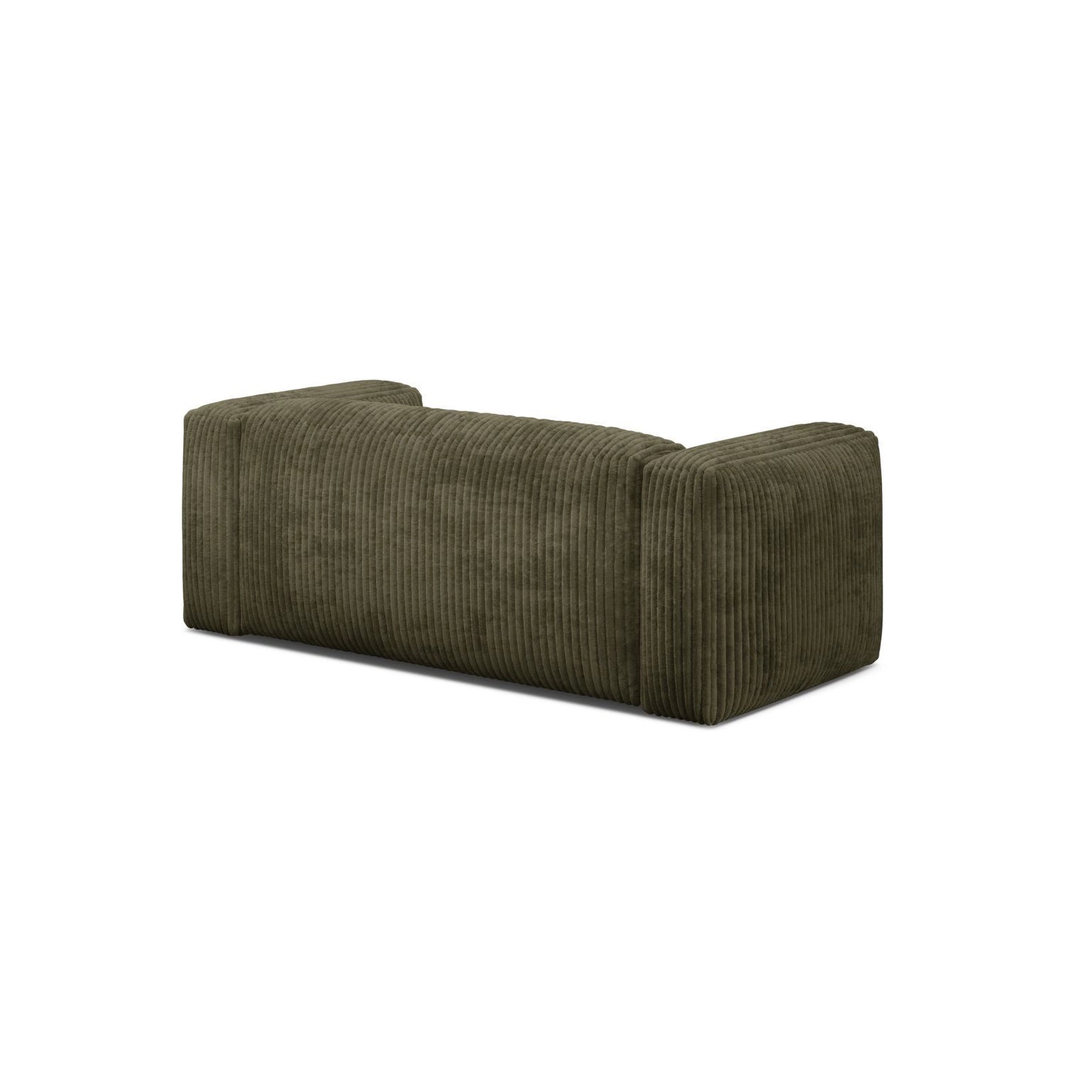 Martina 2-Sitzer Sofa aus Cord in Moosgrün (Tilia 37), 200x106 cm von Micadoni – Bild 5