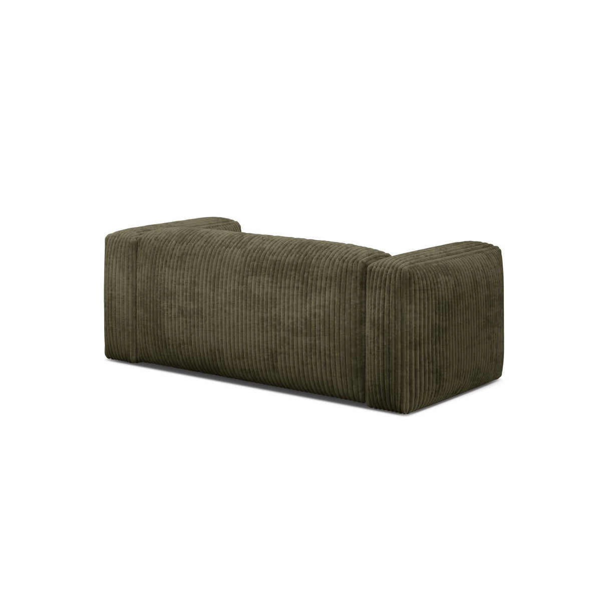 Martina 2-Sitzer Sofa aus Cord in Moosgrün (Tilia 37), 200x106 cm von Micadoni – Bild 5