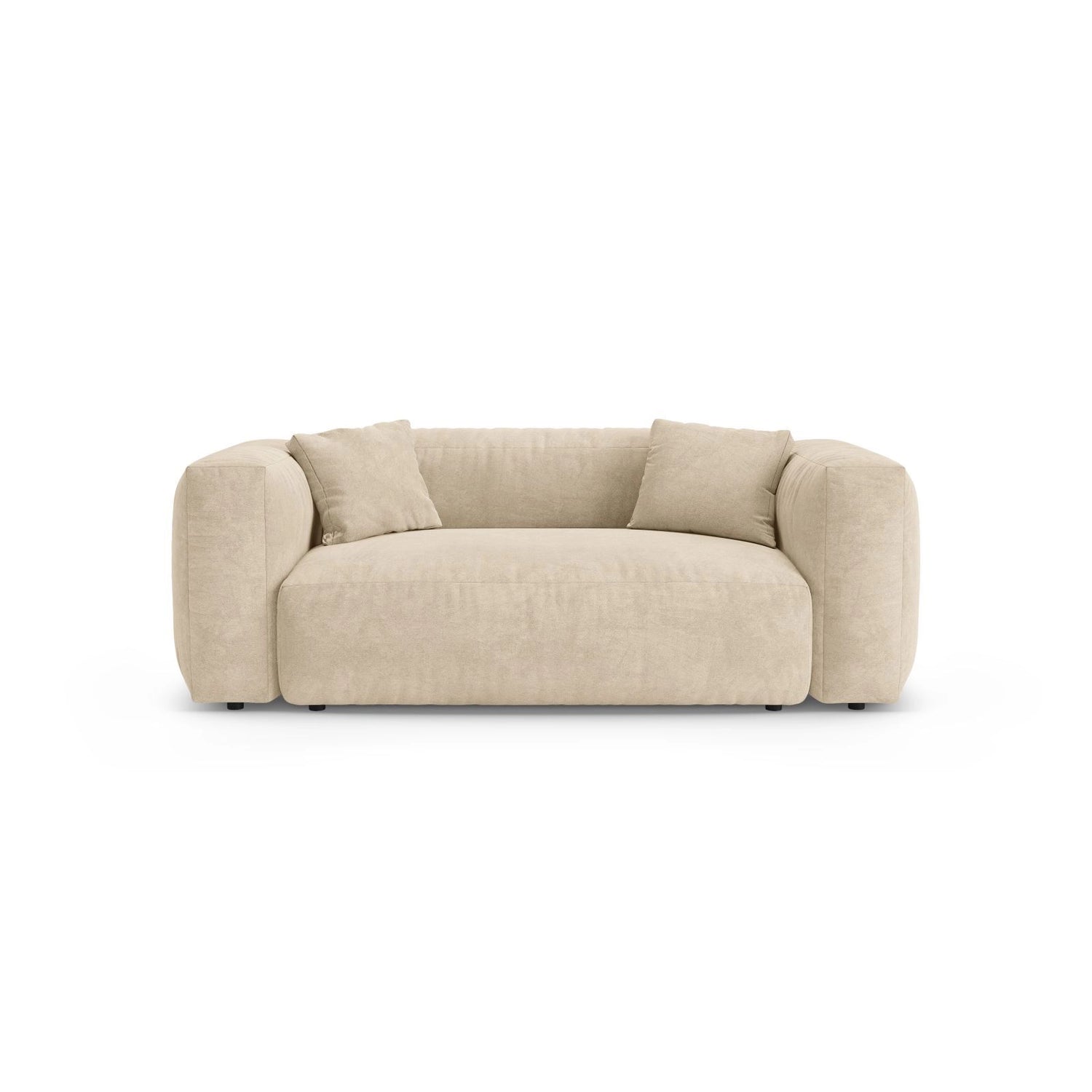 Martina 2-Sitzer Sofa aus Samt, Cord, Boucle oder Strukturstoff, 200x106 cm von Micadoni – Bild 1