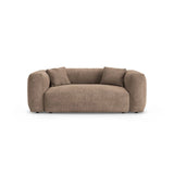 Martina 2-Sitzer Sofa aus Samt in Dunkelbeige (Vogue 3), 200x106 cm von Micadoni – Bild 1