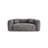 Martina 2-Sitzer Sofa aus Samt in Grau (Vogue 15), 200x106 cm von Micadoni – Bild 1