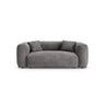 Martina 2-Sitzer Sofa aus Samt in Grau (Vogue 15), 200x106 cm von Micadoni – Bild 1