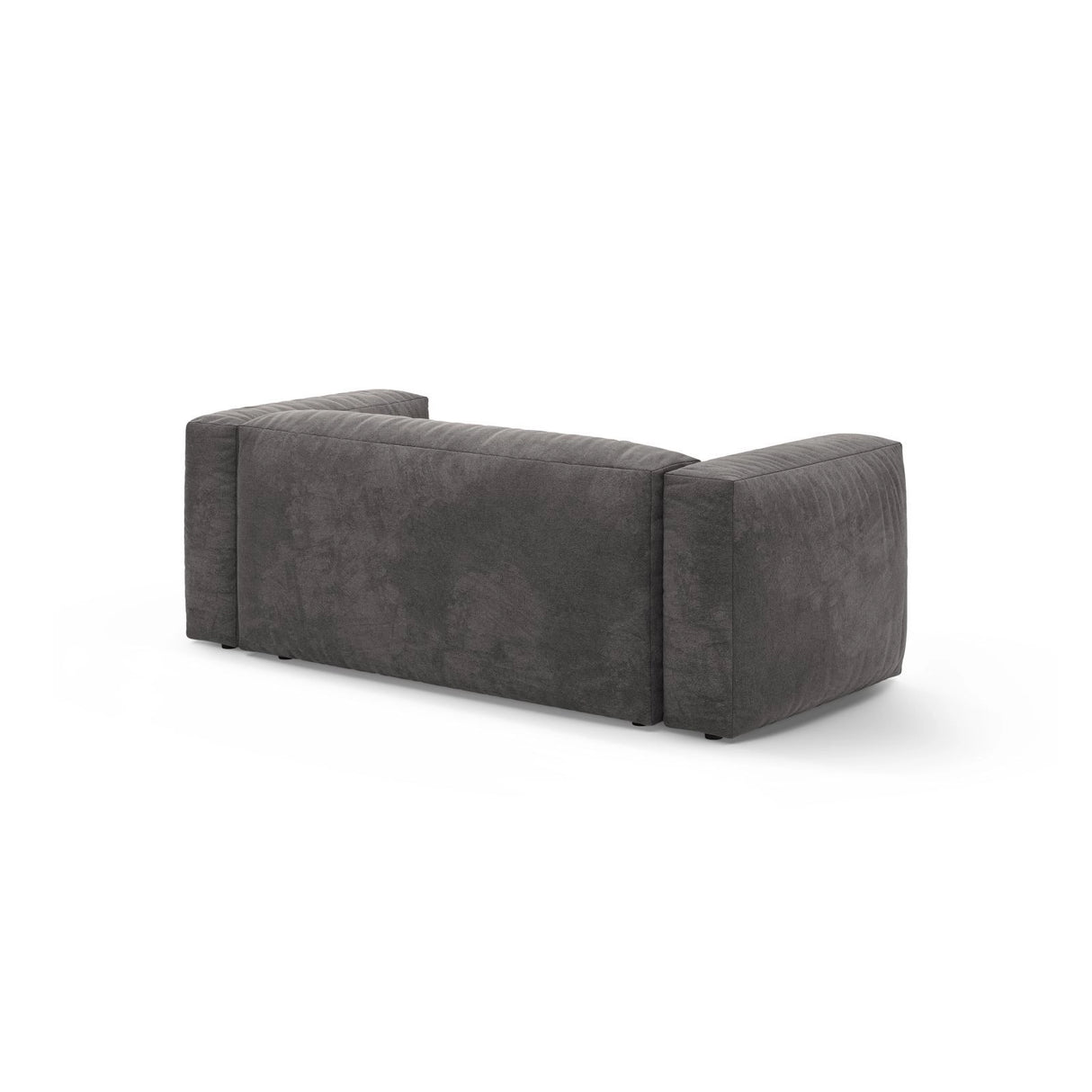 Martina 2-Sitzer Sofa aus Samt in Grau (Vogue 15), 200x106 cm von Micadoni – Bild 5