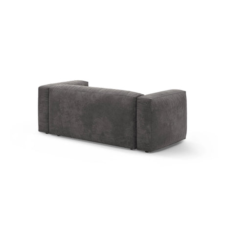 Martina 2-Sitzer Sofa aus Samt in Grau (Vogue 15), 200x106 cm von Micadoni – Bild 5