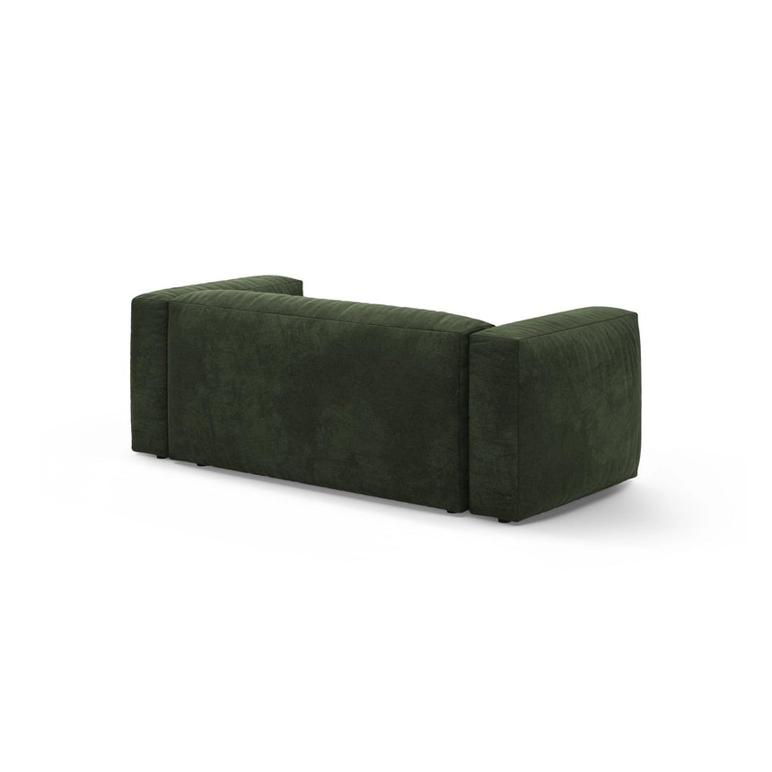 Martina 2-Sitzer Sofa aus Samt in Grün (Vogue 11), 200x106 cm von Micadoni – Bild 5