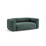 Martina 2-Sitzer Sofa aus Samt in Petrol (Vogue 12), 200x106 cm von Micadoni – Bild 4