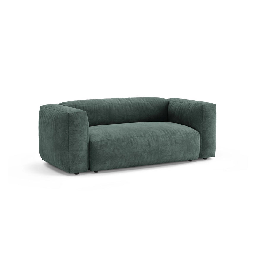 Martina 2-Sitzer Sofa aus Samt in Petrol (Vogue 12), 200x106 cm von Micadoni – Bild 4