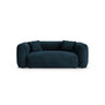 Martina 2-Sitzer Sofa aus Samt in Tiefes Petrol (Vogue 13), 200x106 cm von Micadoni – Bild 1