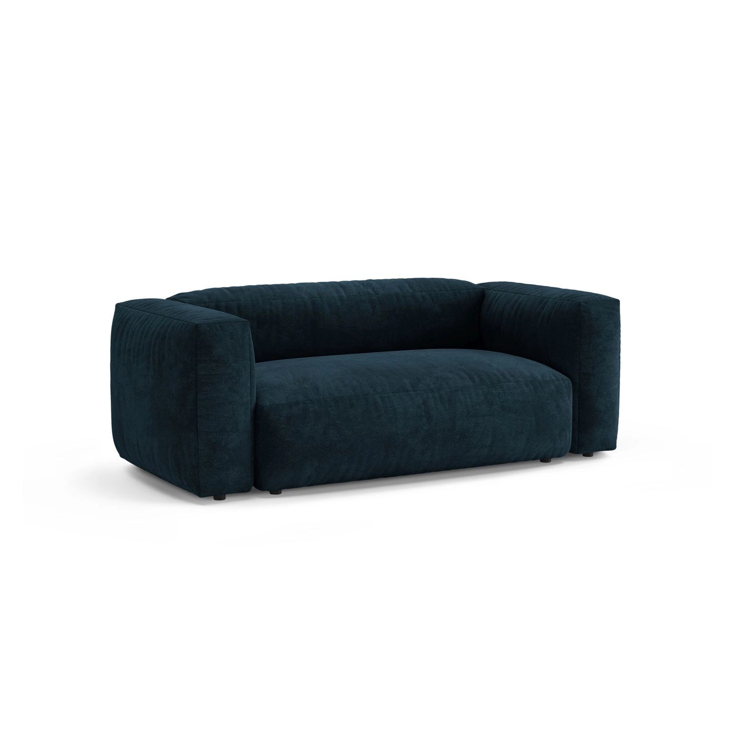 Martina 2-Sitzer Sofa aus Samt in Tiefes Petrol (Vogue 13), 200x106 cm von Micadoni – Bild 4
