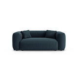 Martina 2-Sitzer Sofa aus Strukturierter Stoff in Blau Jeans (Boston Ocean), 200x106 cm von Micadoni – Bild 1
