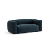 Martina 2-Sitzer Sofa aus Strukturierter Stoff in Blau Jeans (Boston Ocean), 200x106 cm von Micadoni – Bild 3