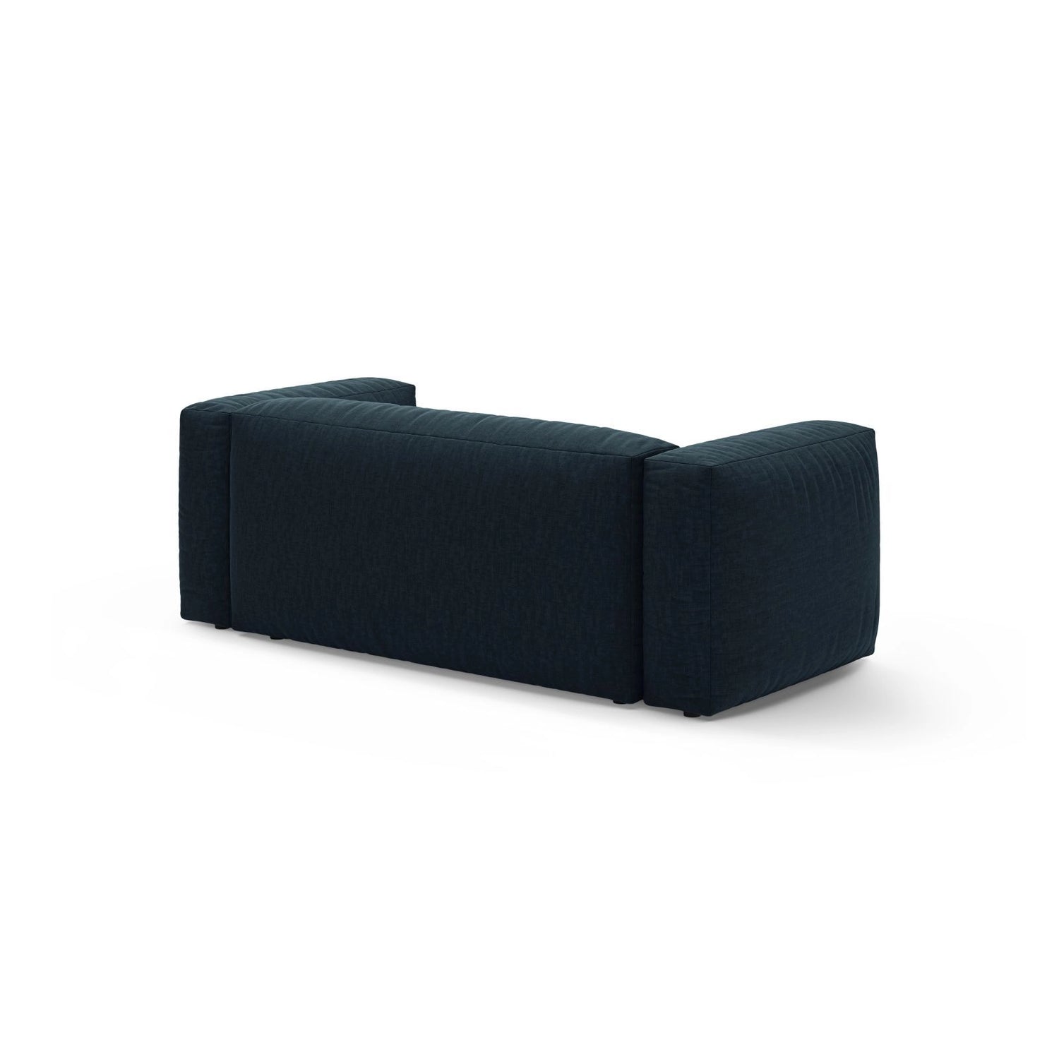 Martina 2-Sitzer Sofa aus Strukturierter Stoff in Blau Jeans (Boston Ocean), 200x106 cm von Micadoni – Bild 4