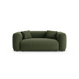 Martina 2-Sitzer Sofa aus Strukturierter Stoff in Grün (Boston Forest), 200x106 cm von Micadoni – Bild 1