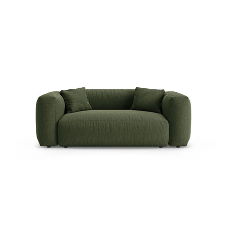Martina 2-Sitzer Sofa aus Strukturierter Stoff in Grün (Boston Forest), 200x106 cm von Micadoni – Bild 1