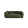 Martina 2-Sitzer Sofa aus Strukturierter Stoff in Grün (Boston Forest), 200x106 cm von Micadoni – Bild 1
