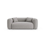 Martina 2-Sitzer Sofa aus Strukturierter Stoff in Hellgrau (Boston Light Grey), 200x106 cm von Micadoni – Bild 1