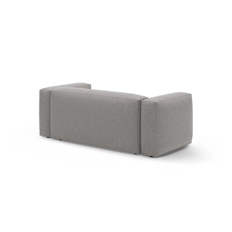 Martina 2-Sitzer Sofa aus Strukturierter Stoff in Hellgrau (Boston Light Grey), 200x106 cm von Micadoni – Bild 4