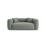 Martina 2-Sitzer Sofa aus Strukturierter Stoff in Moosgrün (Boston Water Green), 200x106 cm von Micadoni – Bild 1
